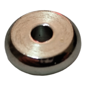 10x Disc bead in stainless steel, 8x3mm
