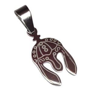 Armour of God pendant, helmet, stainless steel, 24mm