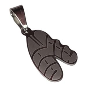 Armour of God pendant, sandals, stainless steel, 24mm