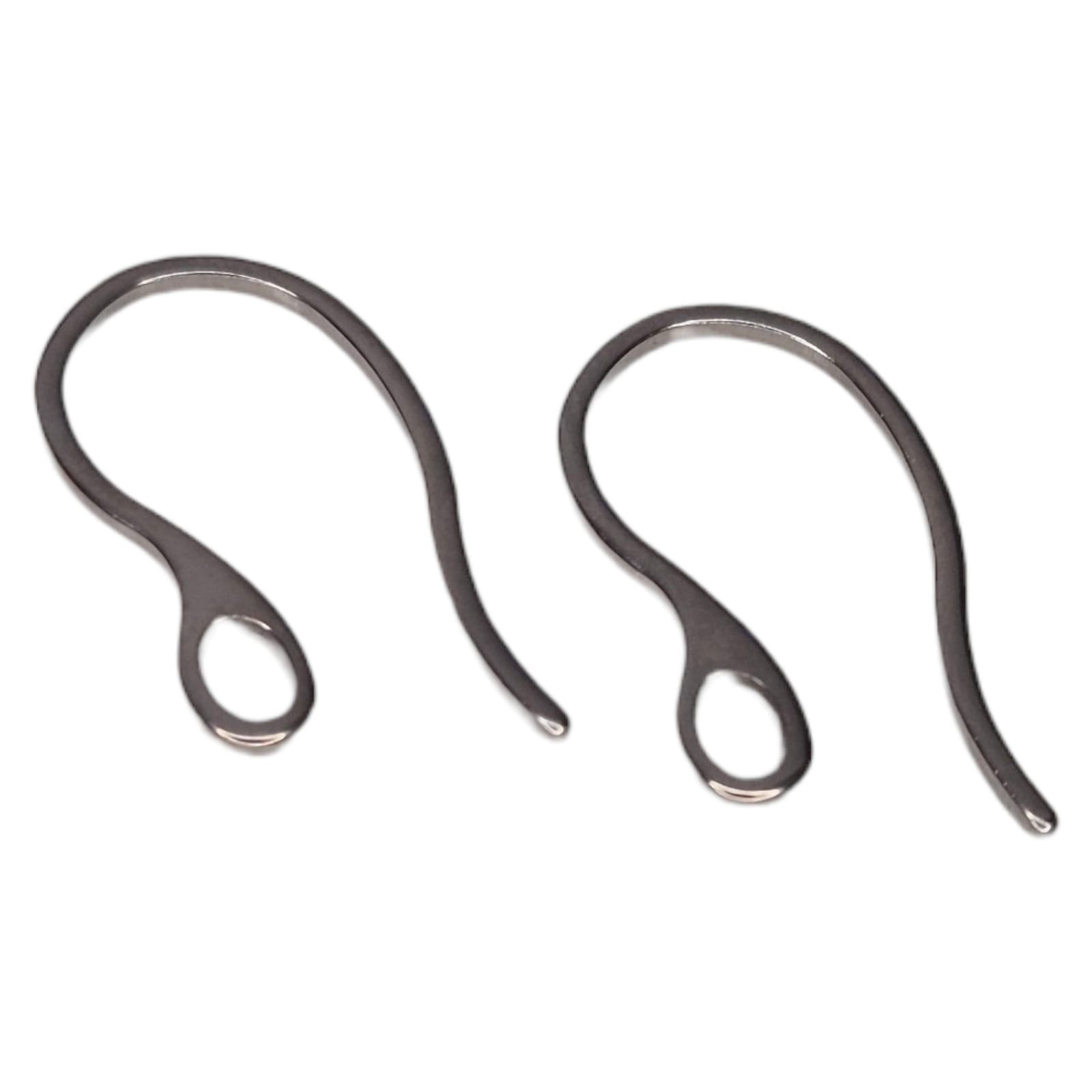 Sheperds hook pair in stainless steel, thick, 20mm
