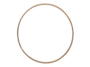 Round ring, Stainless Steel, rose gold 59mm