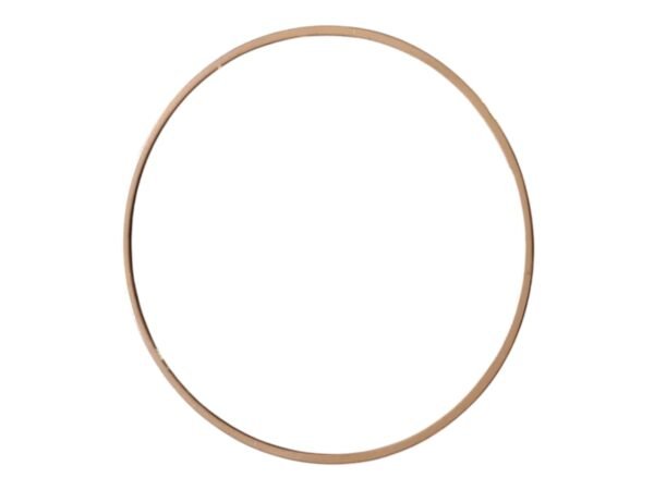 Round ring, Stainless Steel, rose gold 59mm