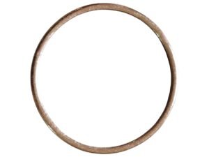 Round shape pendant, Stainless Steel, rose gold 20mm