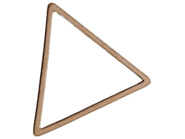 Triangle shape pendant, Stainless Steel, rose gold 16mm