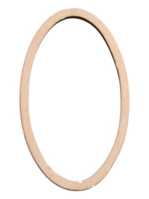 Oval shape pendant, Stainless Steel, rose gold 16mm