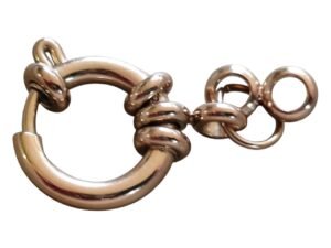 Stainless steel senorita clasp 12mm, Rose Gold