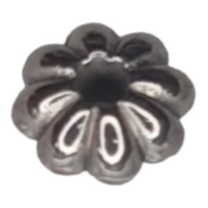 Daisy bead in stainless steel, 3x6mm