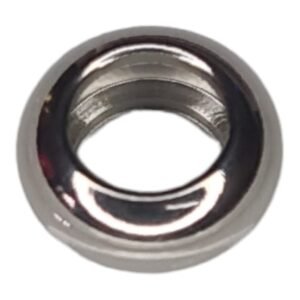 Rondelle bead in stainless steel, 5x10mm