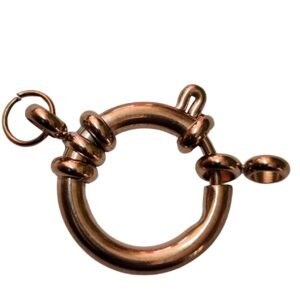 Stainless steel Senorita clasp, 18mm, Rose Gold