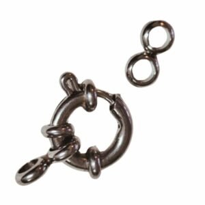 Stainless steel senorita clasp, 10mm
