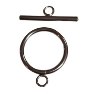 Stainless steel bar and toggle clasp 20mm, 18 pieces