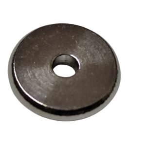 52 pcs Disc bead in stainless steel, 9.9 x 2mm, 2.1mm hole