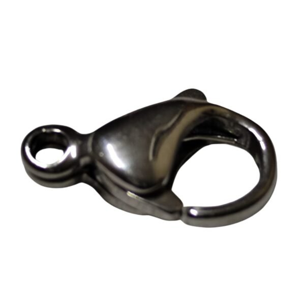33 pcs Stainless steel Black lobster clasp 13mm