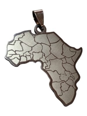 Continent of Africa, Stainless steel Pendant