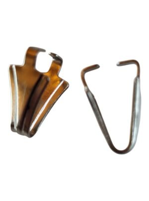 10 x Stainless steel pinch bail, 11mm
