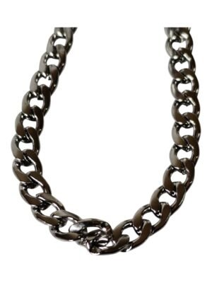 Stainless steel flat curb chain, 9x6mm, 1 meter