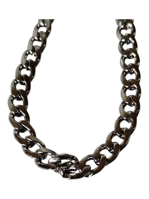 Stainless steel flat curb chain, 7x5mm, 1 meter