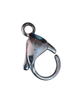 Stainless steel lobster clasp 19mm, Silver