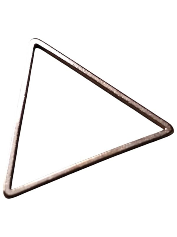 Triangle pendant, Stainless steel, rose gold 22mm