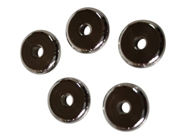 145 pcs Disc bead in stainless steel, 7.8 x 2mm