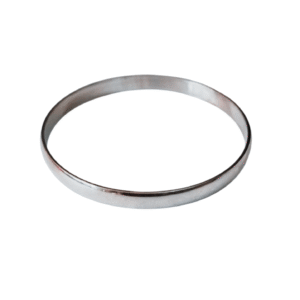 Plain stainless-steel bangle, 6mm x 55mm