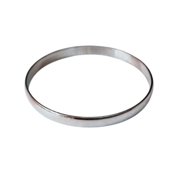 Plain stainless-steel bangle, 6mm x 55mm