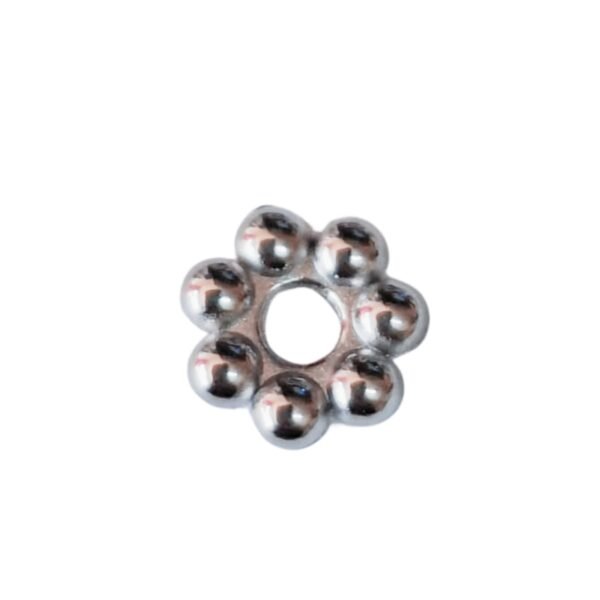 Daisy bead, Stainless steel, 1.5 x 5.5mm - Image 3