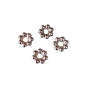 Daisy bead, Stainless steel, 1.5 x 5.5mm