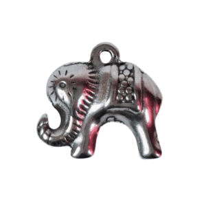 Lil Elephant charm, Stainless steel (14 x 15mm)