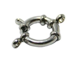 Stainless steel signoretti clasp, 18mm