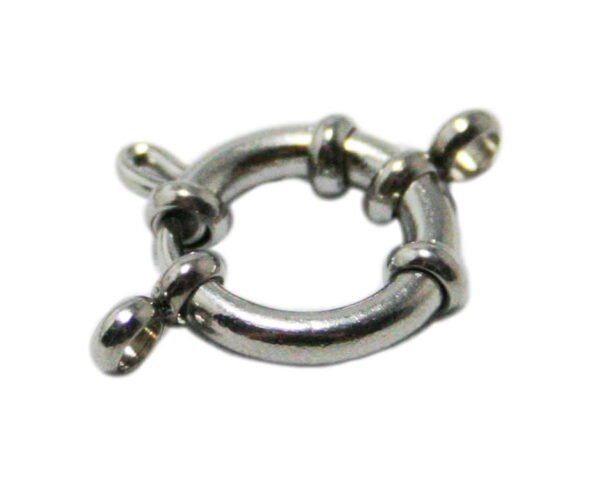 Stainless steel signoretti clasp, 18mm