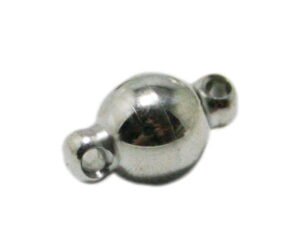 Stainless steel magnetic clasp, 6mm