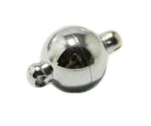 Stainless steel magnetic clasp, 10mm