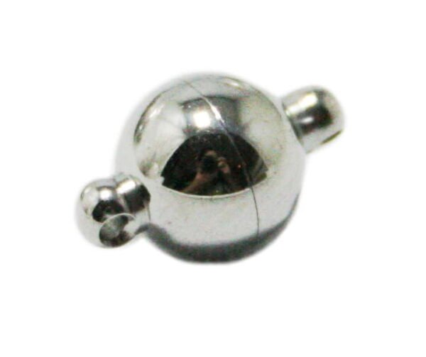 Stainless steel magnetic clasp, 10mm