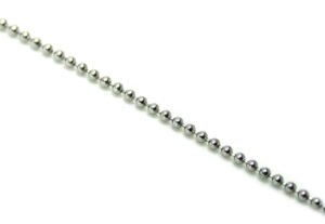 Stainless steel ball chain, 2.5mm, 1 meter