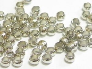 10x Crimps, Stainless steel, 1.5mm