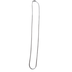 Snake chain 2.4mm thick with lobster clasp, Stainless steel, 55cm long