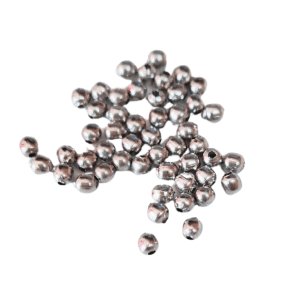 50 x Stainless steel beads, 2 x 2mm, Round