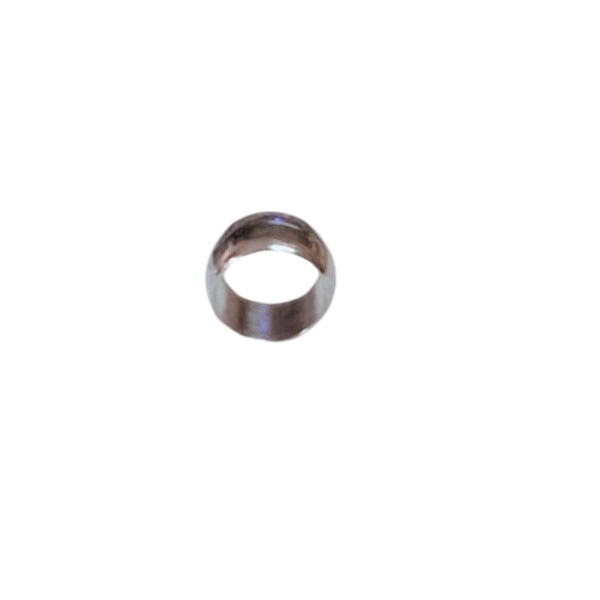 20 x Tube shaped bead, Stainless steel, 2.9mm x 5mm - Image 2