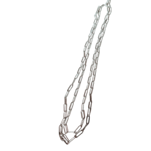 1m stainless steel paperclip chain, 3.5 x 10mm links