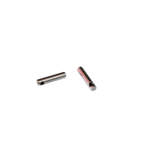 Pair of end caps for 1mm string in stainless steel