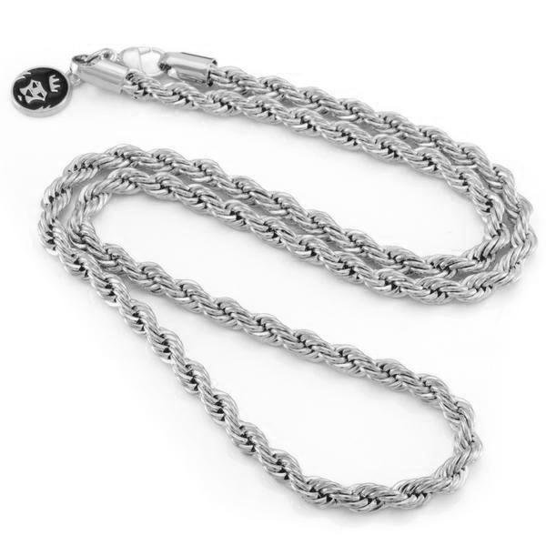 Rope chain in stainless steel