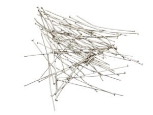 Flat head pin in stainless steel