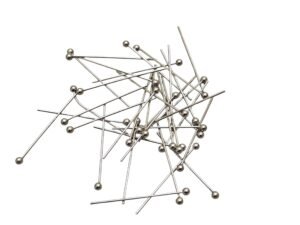 Ball headpins in stainless steel