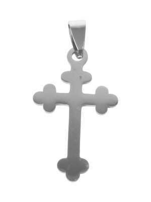 Cross pendant in stainless steel
