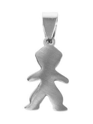 Little boy pendant in stainless steel