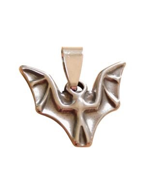 Bat pendant in stainless steel