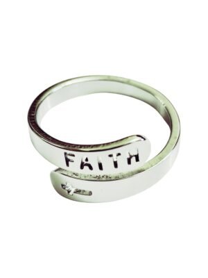 Faith stainless steel ring