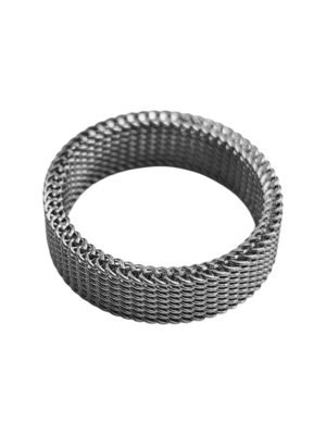 Soft mesh stainless steel ring