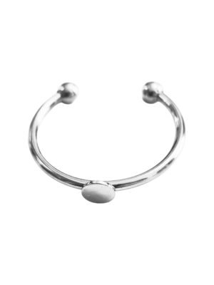 Stainless steel ring flat head 4mm
